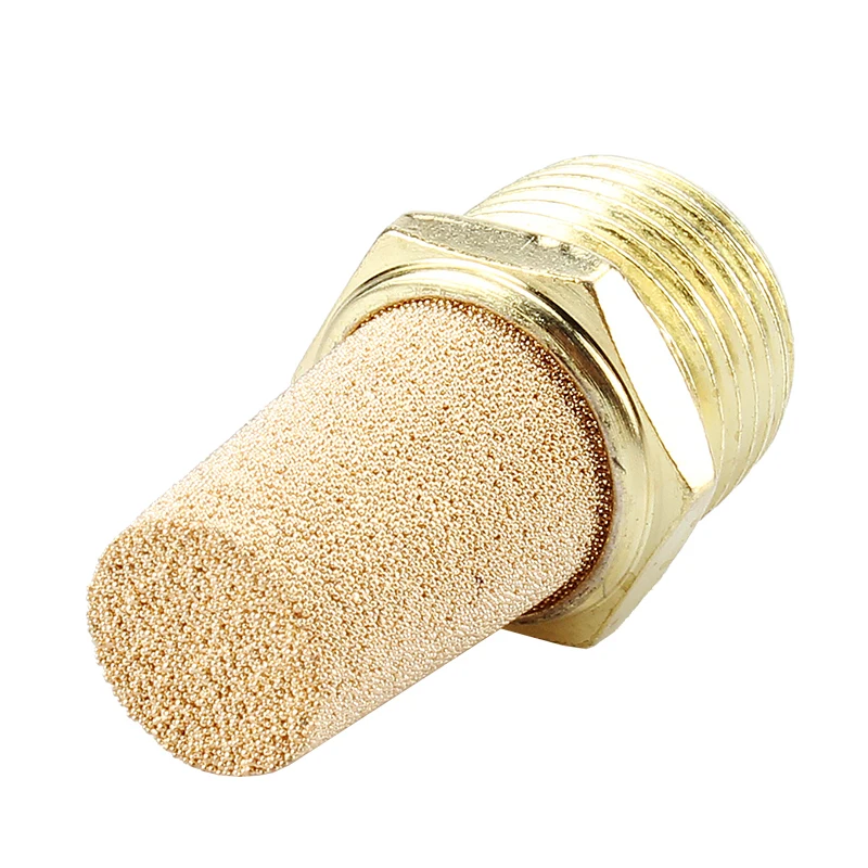 Пневматический латунный глушитель BSL1/8 &quot1/4" 3/8 &quot1/2" резьба быстро выхлоп