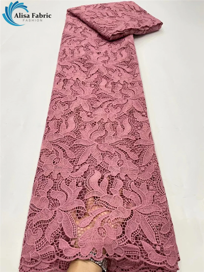 Комплект фиолетового цвета в африканском стиле шнур кружево ткань Гипюр Ткань 5