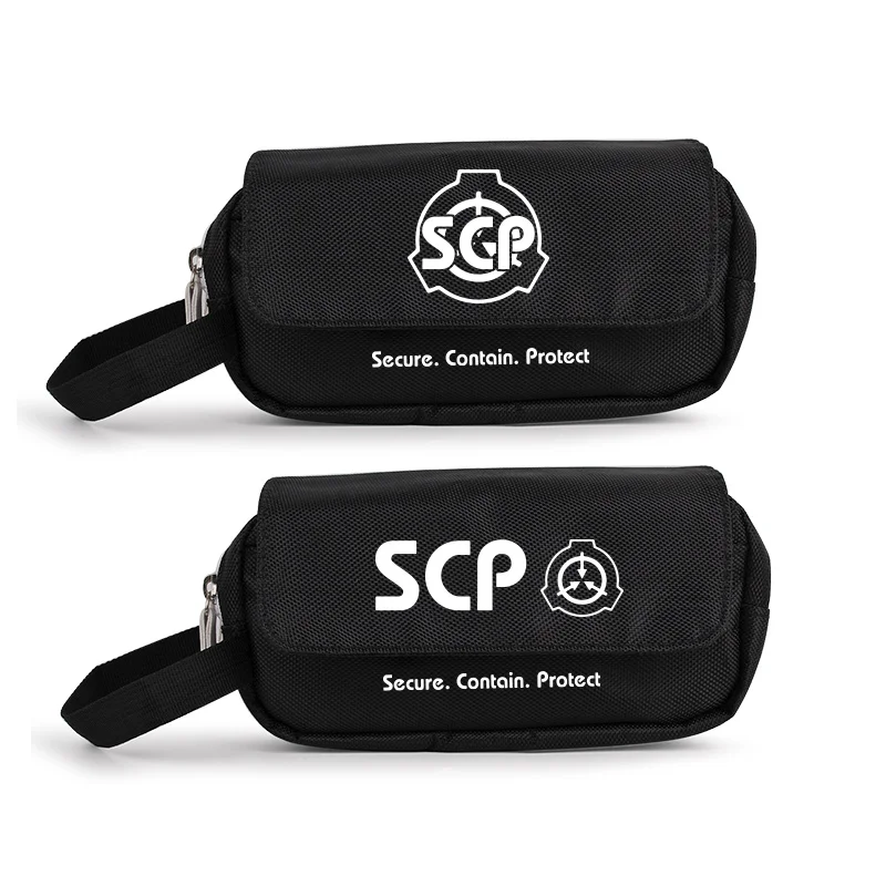 

Anime SCP Pencil Case women Pen Bag student school oxford Handbag