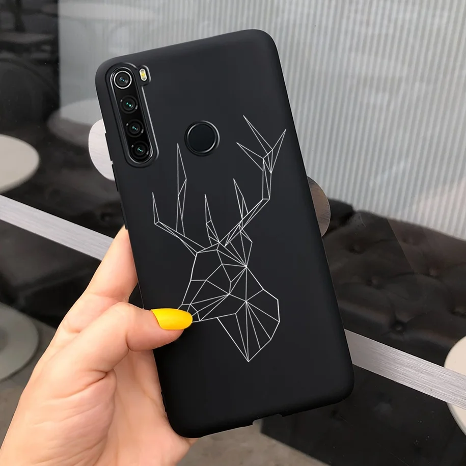 xiaomi leather case color Redmi Note 8 Ốp Lưng Điện Thoại Dễ Thương Mèo Hoạt Hình Ốp Lưng Dành Cho Xiaomi Redmi Note 8 Pro Trường Hợp Note8 8 T 8Pro 8 T Silicone Mềm Coque xiaomi leather case chain