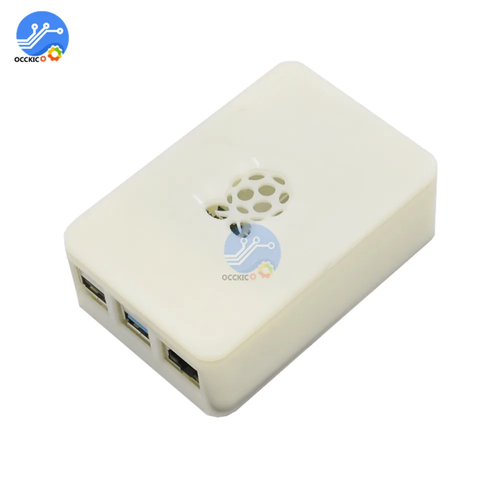 Белый Для Raspberry Pi 4 корпус абс коробка V4 оболочка для Raspberry Pi 4 защитная крышка Черный Белый прозрачный - Цвет: Белый