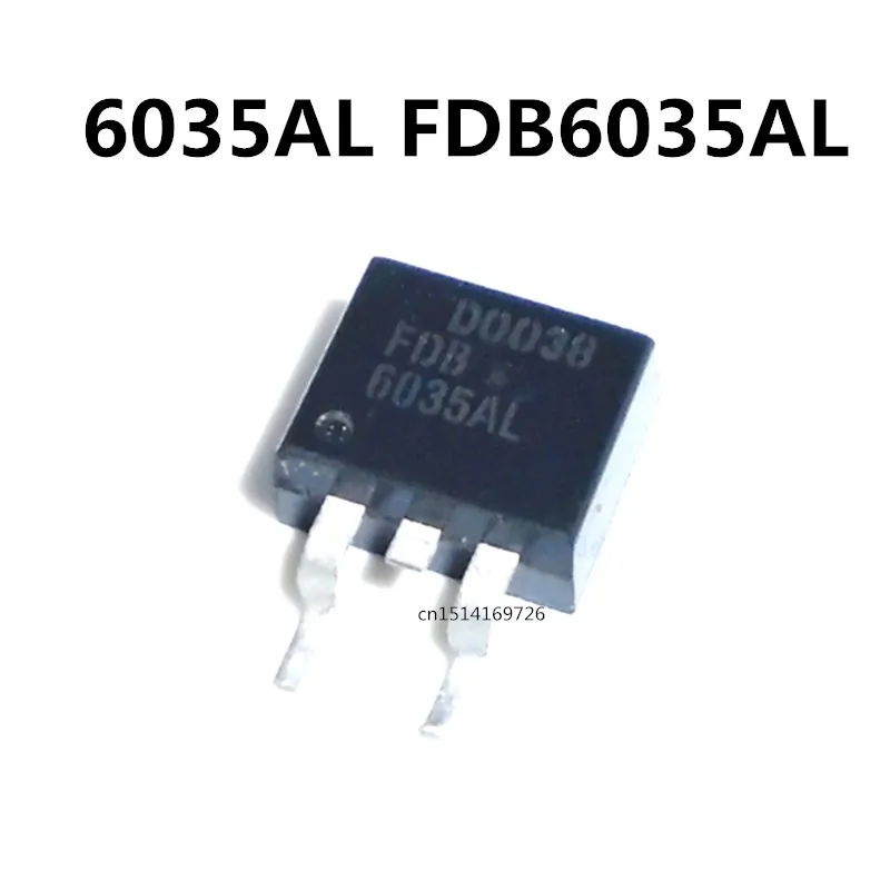 

Original new 5pcs/ 6035AL FDB6035AL 48A/30V TO-263
