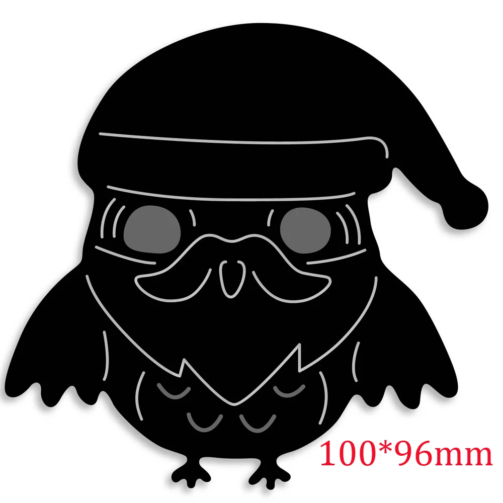 Сова рамка Швейные металлические режущие штампы трафарет для изготовления карт