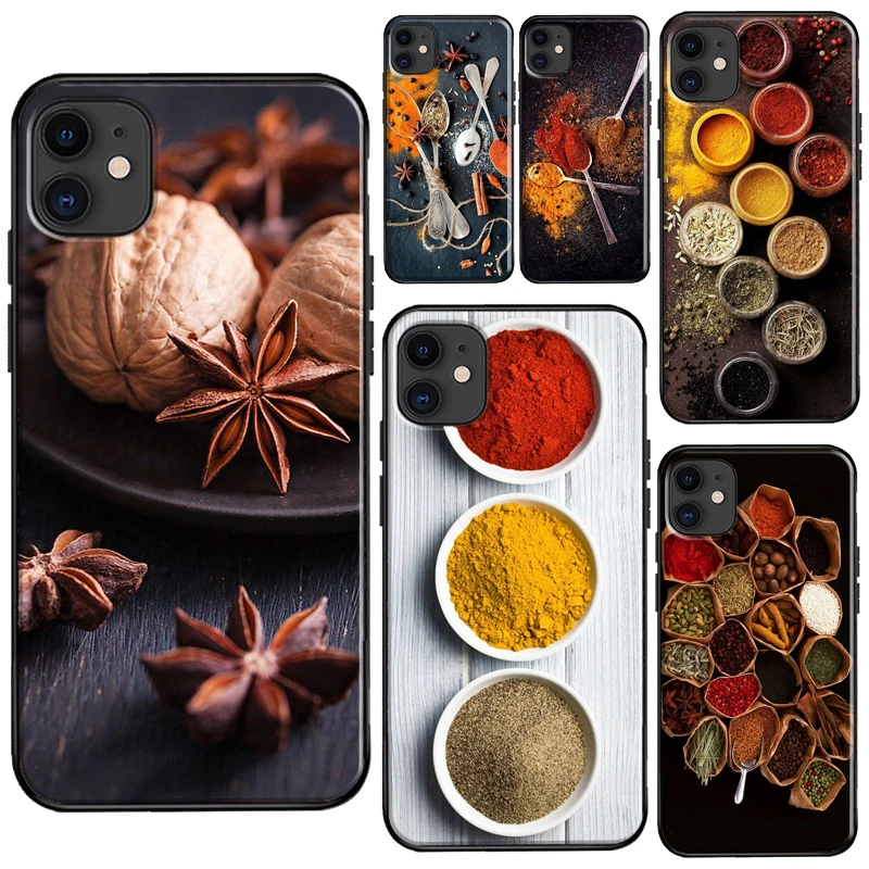Специи приправа приготовления шеф повара чехол для iPhone 11 Pro Max XR X XS SE 2020 5S 6S 8 7 Plus 12