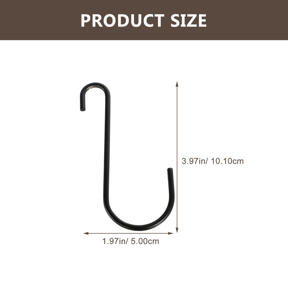 

10pcs Multipurpose Iron Hooks Practical Hanging Hooks Home Use Hanging Hooks