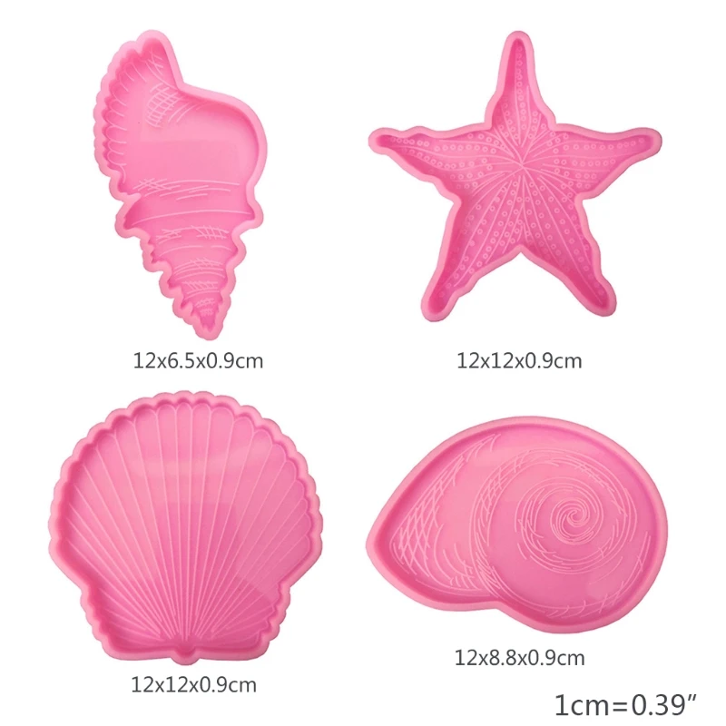 

R2LE Starfish Shape Silicone Mold Epoxy Resin Coaster Mold Pallet Resin Casting Mold Suitable for Diy Agate Coaster Bowl Mat