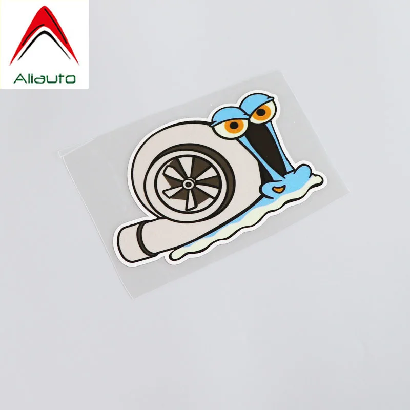 Aliauto Cartoon Car Sticker Funny Animal Snail Auto Styling PVC Decal Waterproof for Skoda Mini Cooper Ford Focus Kia 12cm*8cm | Автомобили