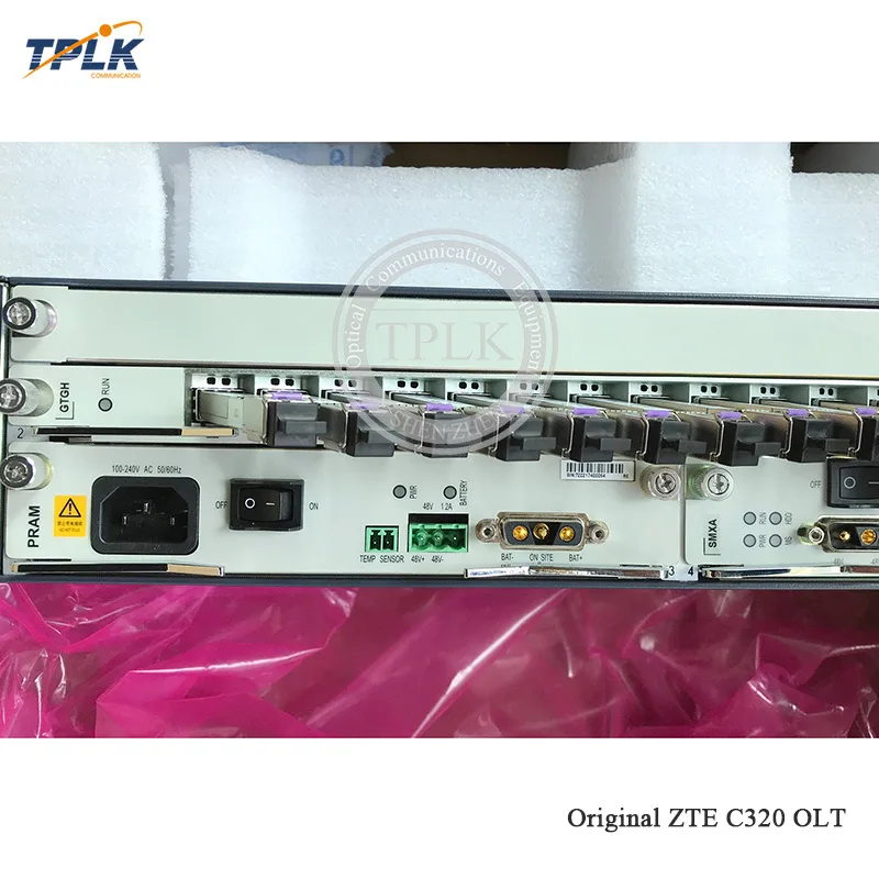 100% оригинал ZTE C320 GPON EPON OLT 2U экономит пространство в помещении и магистральные
