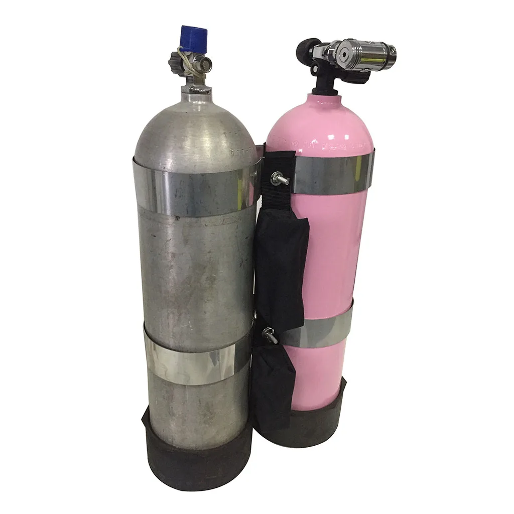 

Universal PU Scuba Diving Tank Bags Double Oxygen Bottle Weight Pouch