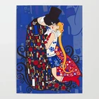 Украшение дома HD Печать лунный свет Романтика холст настенная живопись модульная художественная картина аниме плакат для Гостиная фото рамки