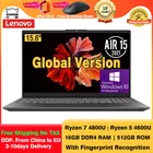 Оригинальный ноутбук Lenovo Xiaoxin Air 15 2021 Ryzen Edition AMD Ryzen 7 4800U Ryzen 5 4600U 16 Гб DDR4 512 ГБ SSD 15,6 дюйма
