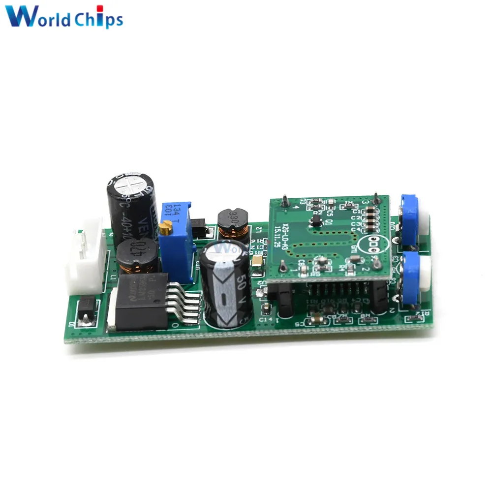 1Pce HB100 Microwave Doppler Radar Wireless Module Motion Sensor HB100 Microwave Motion Sensor Motion Detector