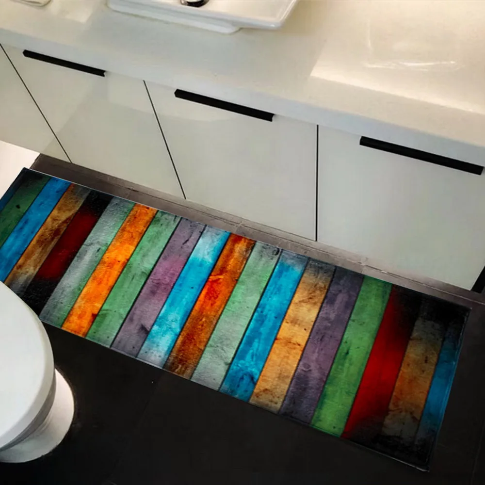 Juneiour Creative Europe Type 3D Printing Carpet Hallway Doormat Anti - Slip Bathroom Absorb Water Kitchen Mat/Rug | Дом и сад