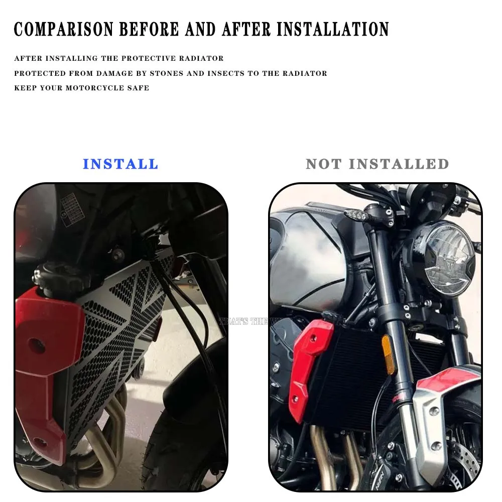 Радиаторная защита-протектор для Trident660 Trident 660 2021 Гриль CNC Масляное охлаждение Защитный кожух Решетка черная НОВАЯ