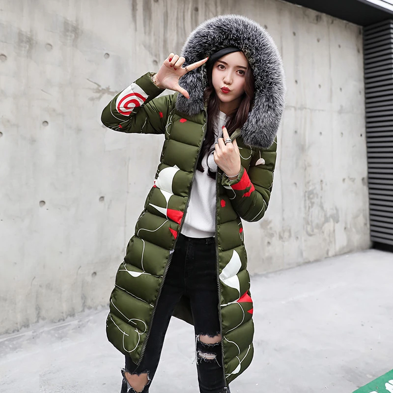 

Reversible Warm Basic Jackets Coat Women Long Parka Women Harajuku Clothes Winter Two Sides Casaco Feminino Fur Collar