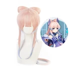 Парик для косплея Genshin Impact Kokomi, градиентные смешанные цвета, термостойкие волосы, реквизит для косплея на Хэллоуин