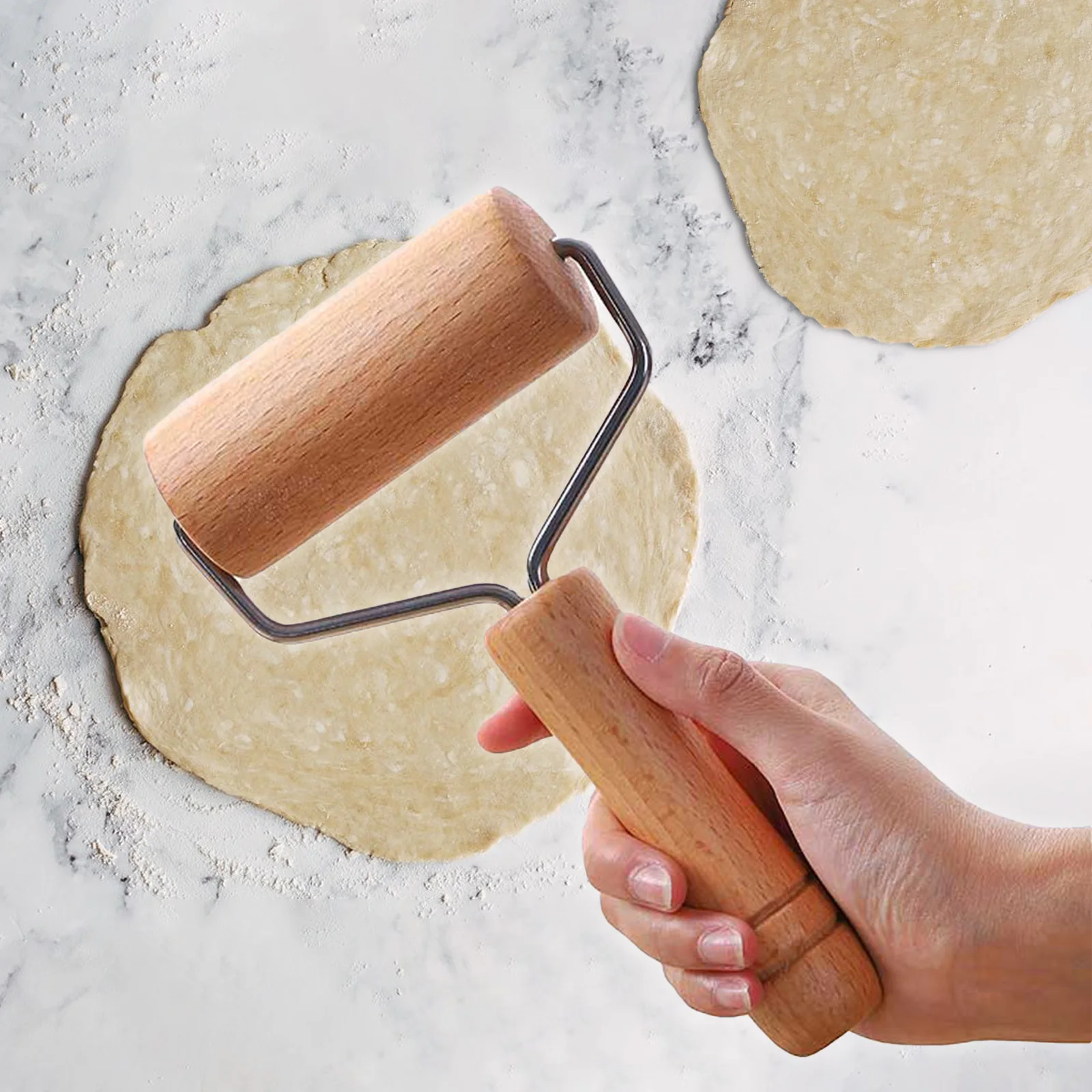 

Rolling Pin Pastry Pizza Baker Crush Nuts Baking Roller Crackers Kitchen Utensils Wooden Engraved Christmas Cookies Embossing
