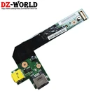 Плата с разъемом питания DC-IN и сетевым портом LAN для ноутбуков Lenovo Thinkpad E420, E425, E520, E525