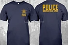 Новинка Чикаго полиция наркотическое вещество надежная рубашка Scurity футболка темно-синие черные белые 2020 новейшие мужские забавные модные классические футболки с ремешком