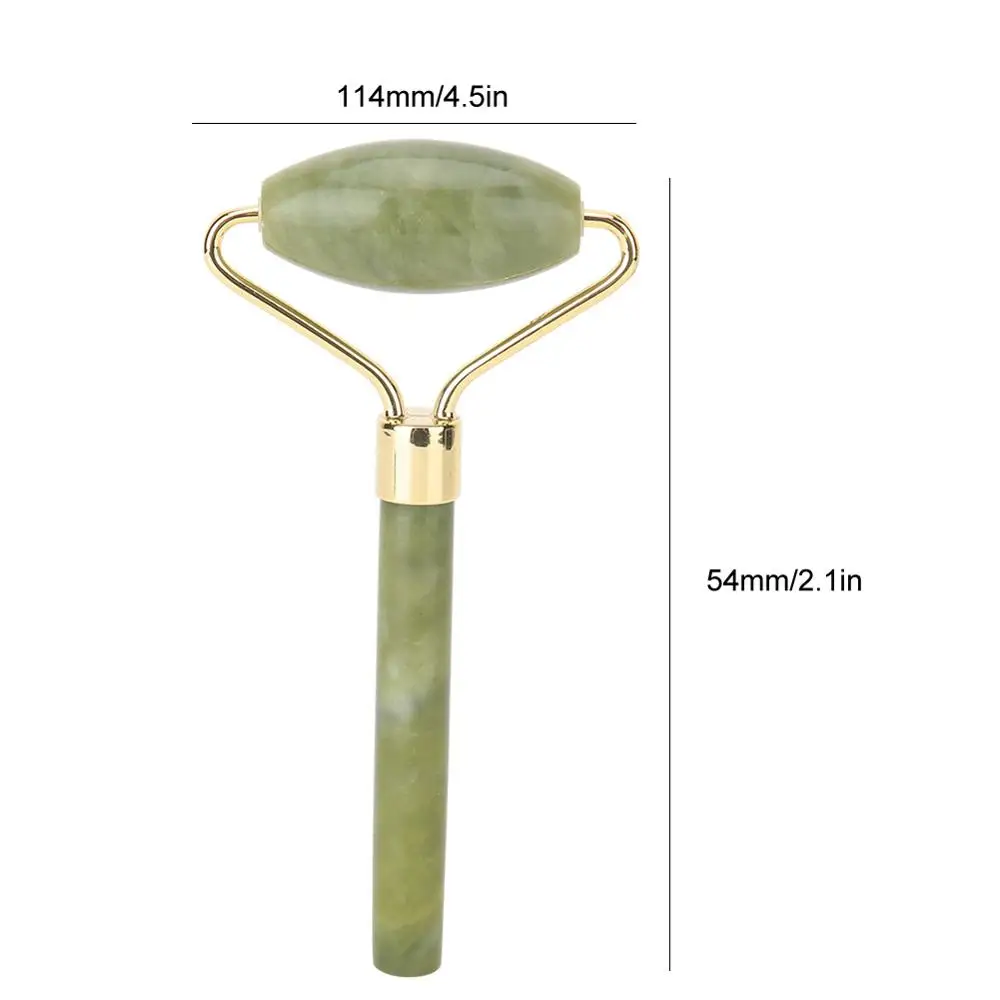 

2 Type Natural Amethyst Jade Roller Facial Massage Tool Firming Thin Face Wrinkle Anti-Aging Beauty Skin Care Products Household