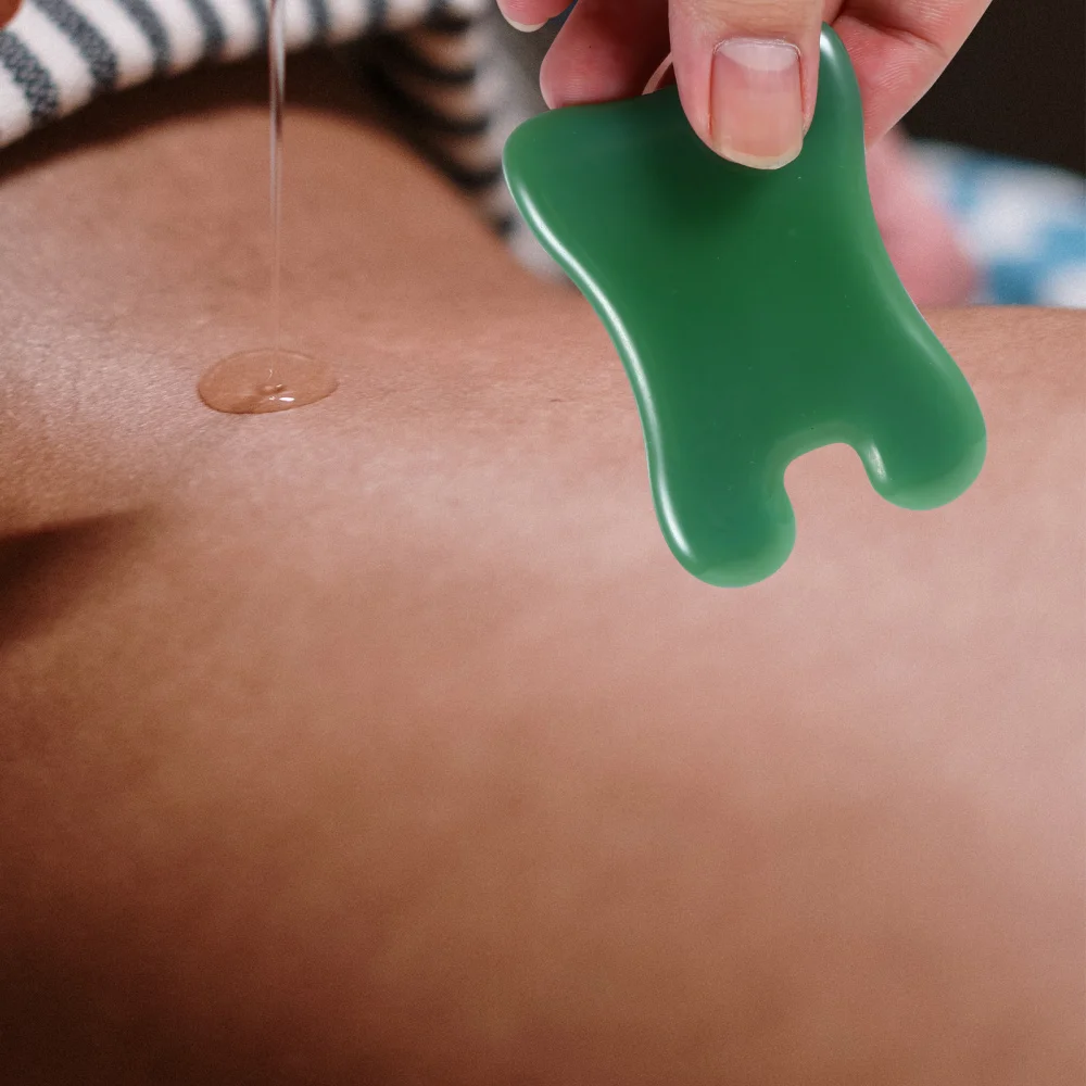 

4pcs Jade Scraping Board Face and Body Tool for Girls