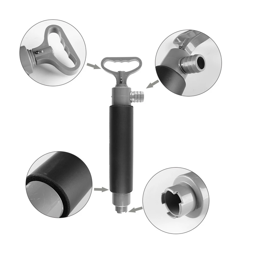 

41cm Kayak Hand Pump Floating Hand Bilge Pump Boat Accessories Emrgency Canoe with Tube for Outdoor Watering Playing Supply