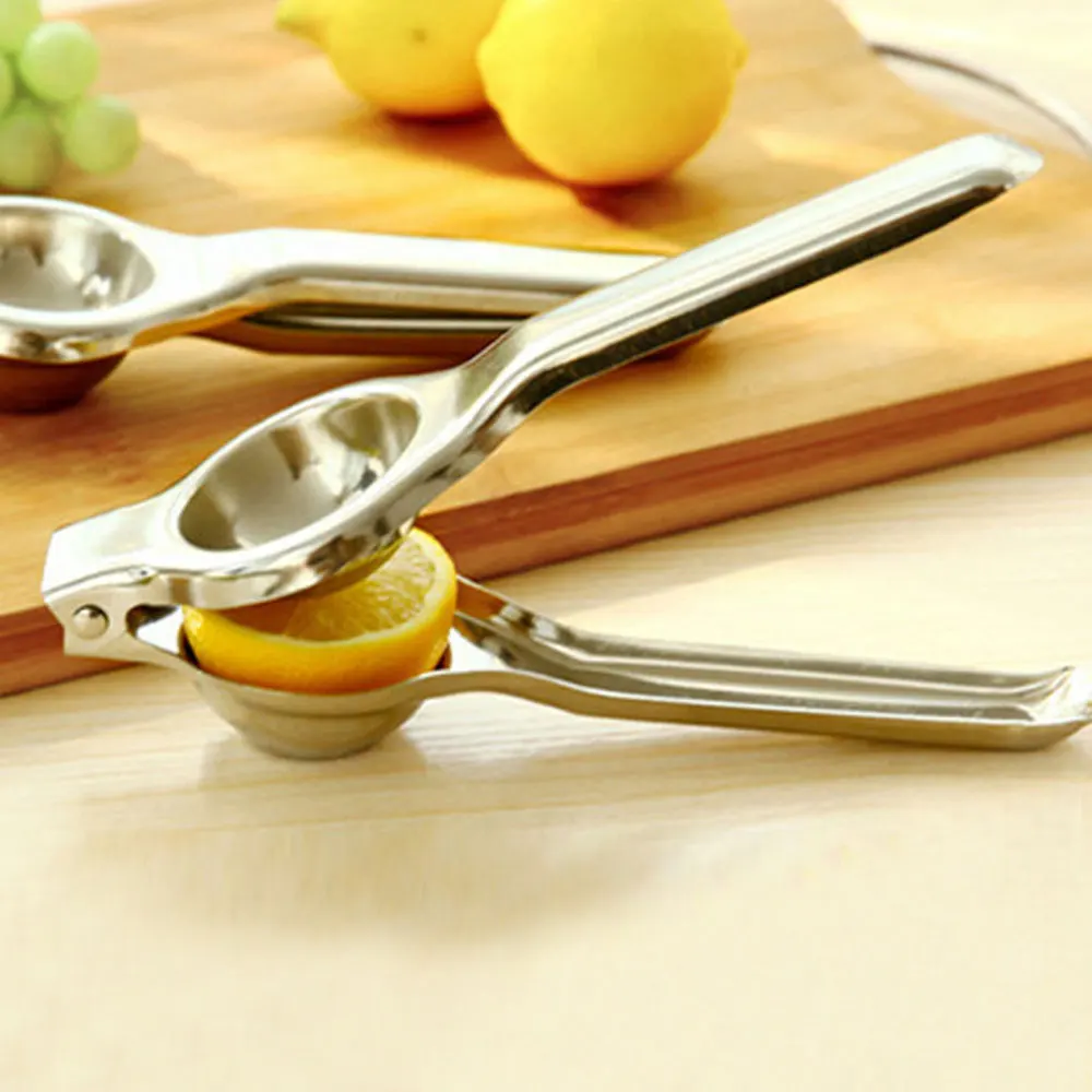 

Stainless Steel Manual Lemon Clip Squeeze Juice Fruit Orange Squeezer Kitchen Gadget Fruit Juicer Kitchen Accessories Hot
