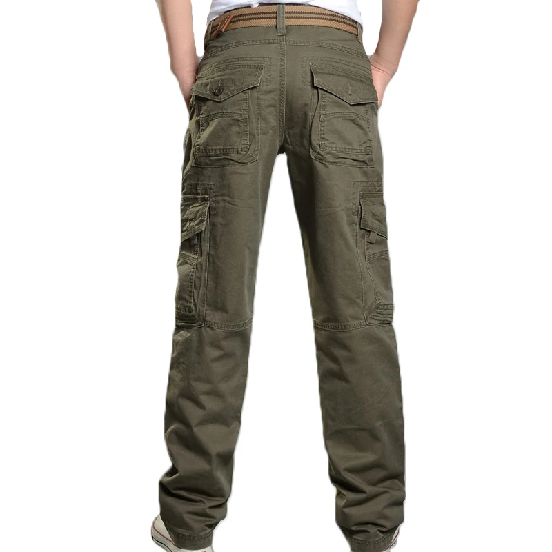 Мужские брюки-карго VogueBaggy штаны с несколькими карманами Pantalon Homme мужские уличные военные тактические хлопковые брюки одежда