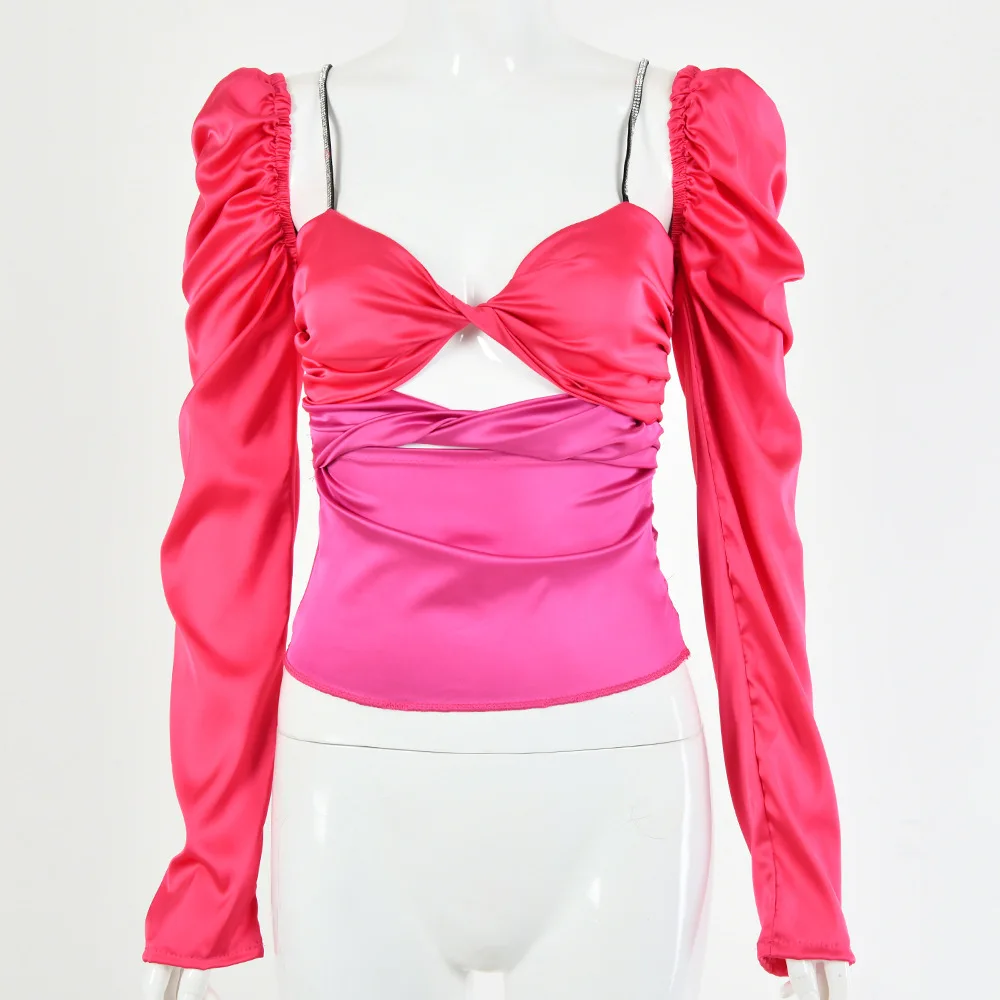 2020 горячая распродажа новые женские сексуальные тонкие с длинным рукавом цепи