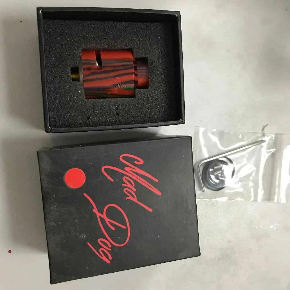 Crazy dog зазор Самая низкая цена RTA распылитель против контроля воздушного потока ввиду большой испаритель смолы