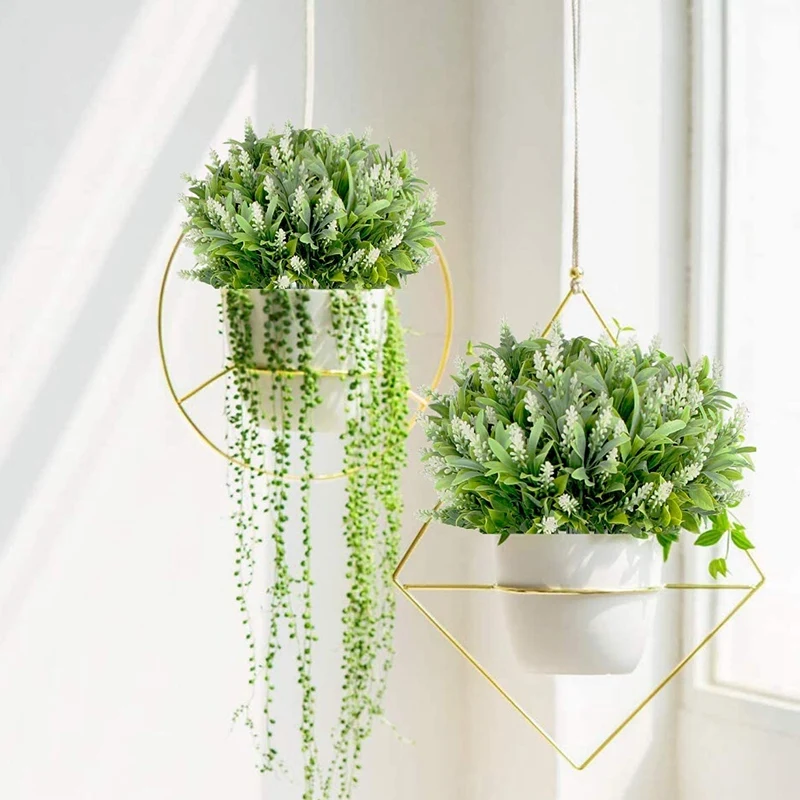 6 Packs of Fake Green Shrub Plants Outdoor Plastic Flowers Garden Terrace Farm Decoration | Дом и сад