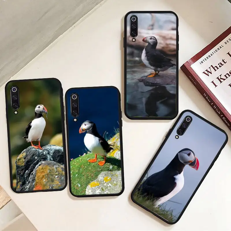

Puffin cute animal Phone Case For Xiaomi Redmi note 7 8 9 t max3 s 10 pro lite coque shell cover funda
