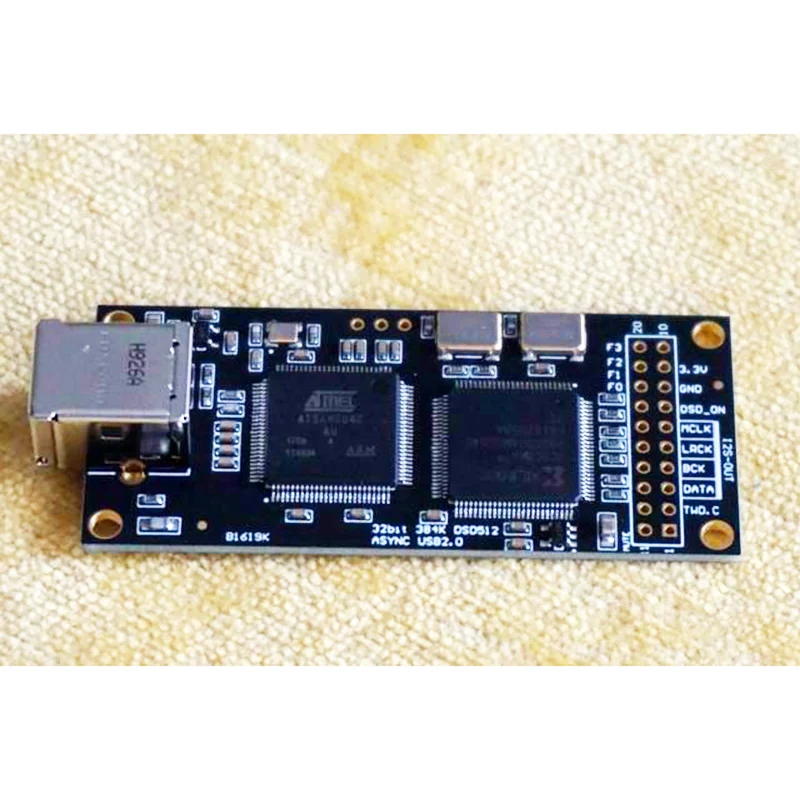 Плата декодера ATSAM3U1C XC2C64A DU1 интерфейсная DAC декодер поддержка DSD512 32 бит 384K I2S DSD