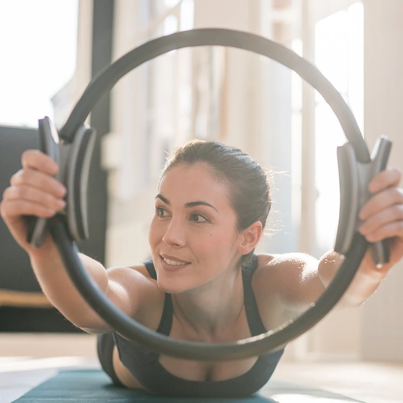 Набор профессиональных женских аксессуаров для йоги пилатеса кольцевой мяч