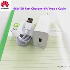 Оригинальное Супербыстрое зарядное устройство Huawei 66 Вт, 6A, USB Type C кабель для Huawei Mate 50 mate30 40 P50 P40 P30 Pro Nova 9 8 Honor 50 SE V40