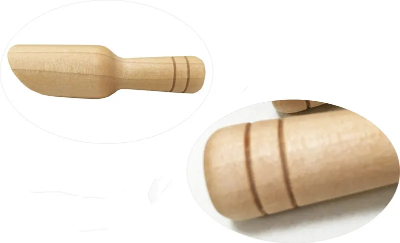 3 шт. Мини Деревянные черпаки ванн Уайт герлс ложка конфеты для муки совки Кухня