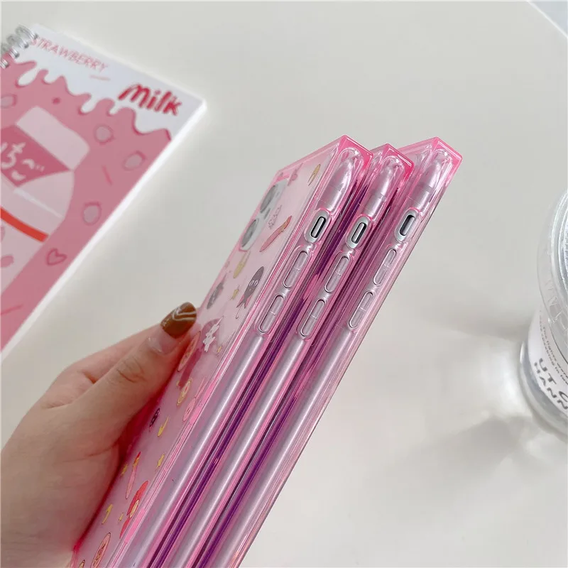 

Cute Cartoon Sailor Moon Phone Case For iPhone 12 Mini 11 Pro Max XR XS Max 7 8 Plus X SE20 Clear Soft Silicone TPU Back Cover