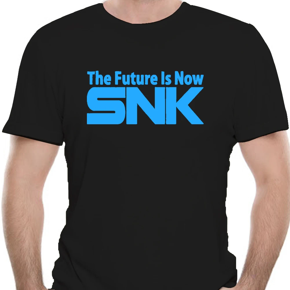 Футболка SNK Future Is Now с логотипом Neo Geo MVS AES Мужская хлопковая футболка унисекс новая