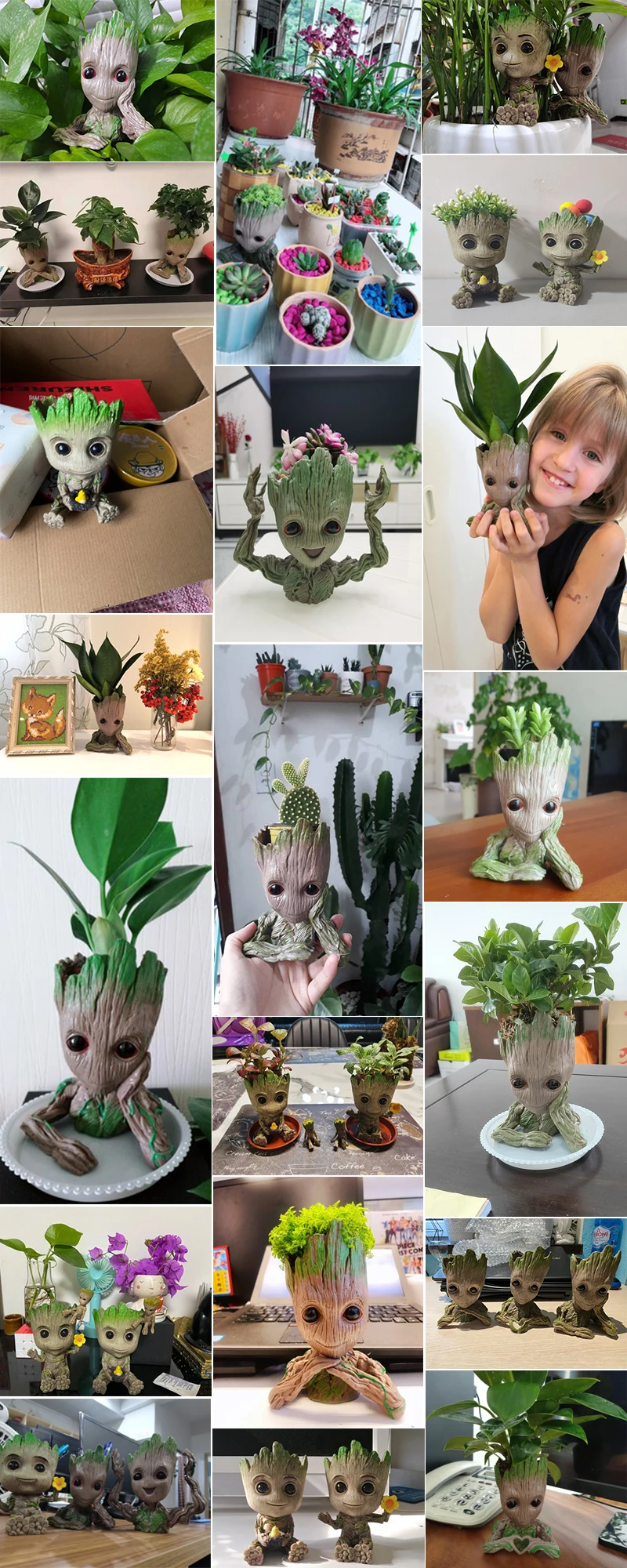 

Bloempot Groot Multifunctionele Opslag Ambachten Tuin Bloempot Leuke Vorm Kinderen Speelgoed Etui Bloempot Bloem