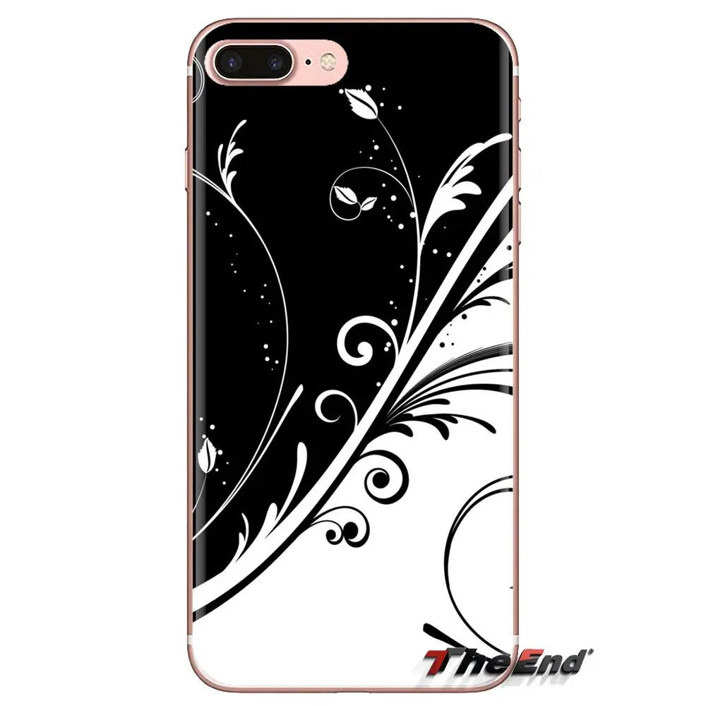 Для iPod Touch Apple iPhone 4 4s 5 5S SE 5C 6 6S 7 8 X XR XS Plus MAX черно-белые клетчатые мягкие прозрачные