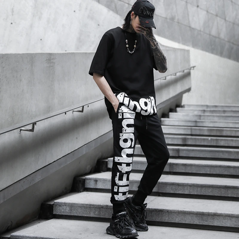 

Cargo Pants Men Casual Streetwear Harajuku Black 2021 New Men Harem Pants Hip Hop Men's Jogger Trousers Dropshipping