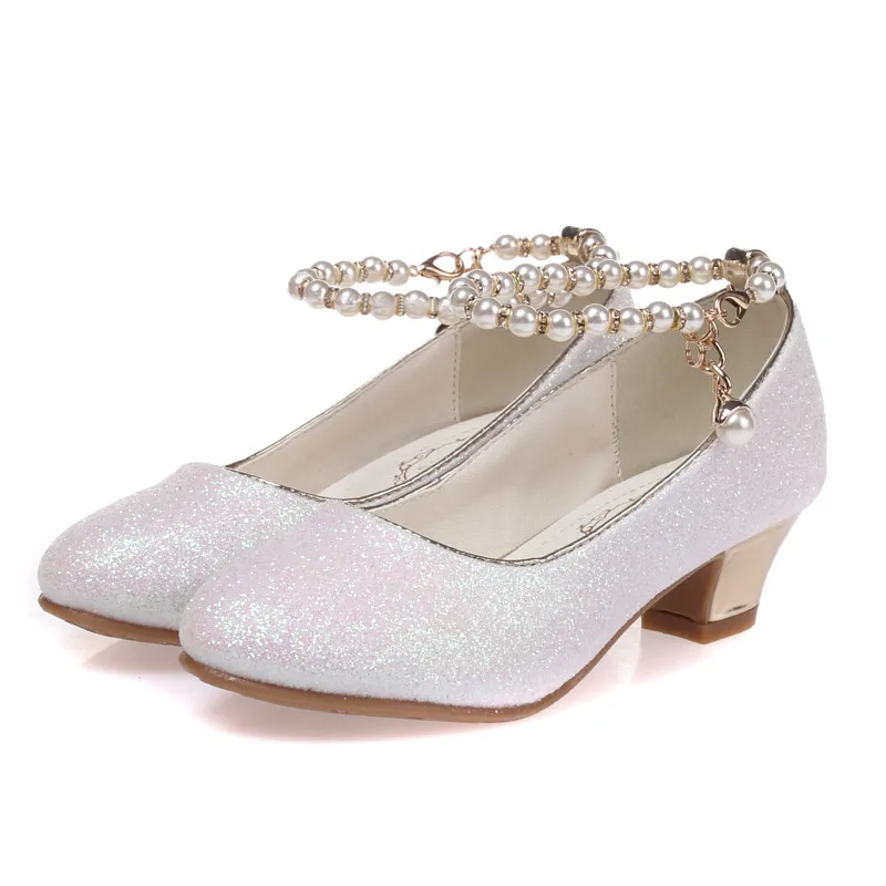 

SKHEK 2020 Girls Princess Sandals enfants Dress Shoes For Girls High Heel Shoes Kids Summer Sandals Children Party sanda