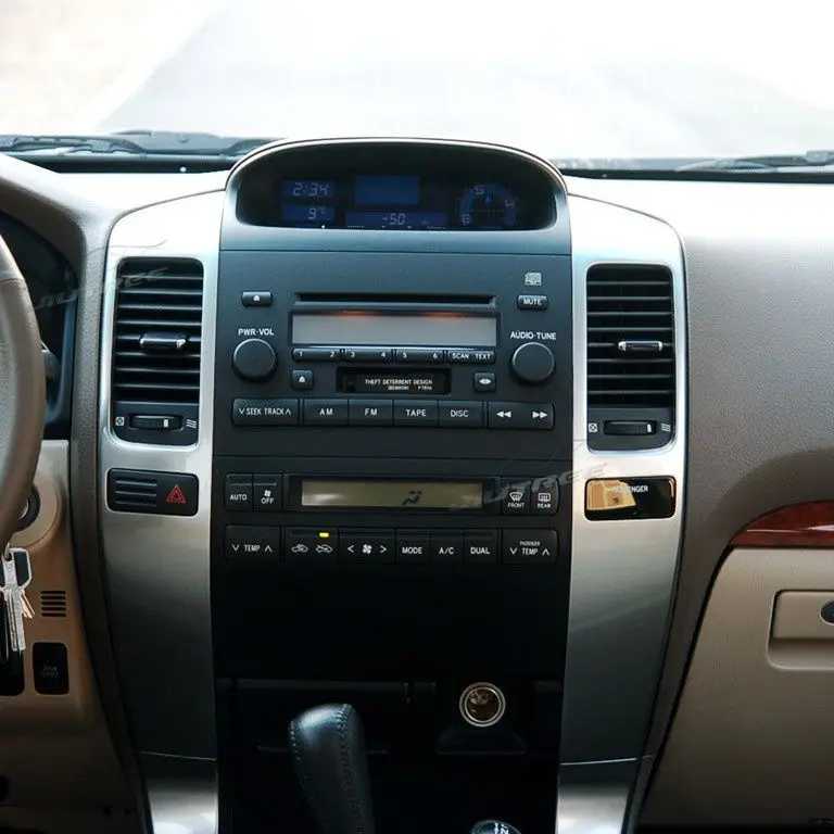 구매 Toyota PRADO 2002-2009 용 Android Car Radio 자동 GPS 네비게이션 스테레오 헤드 유닛 무선 Carplay 멀티미디어 플레이어 자동 라디오