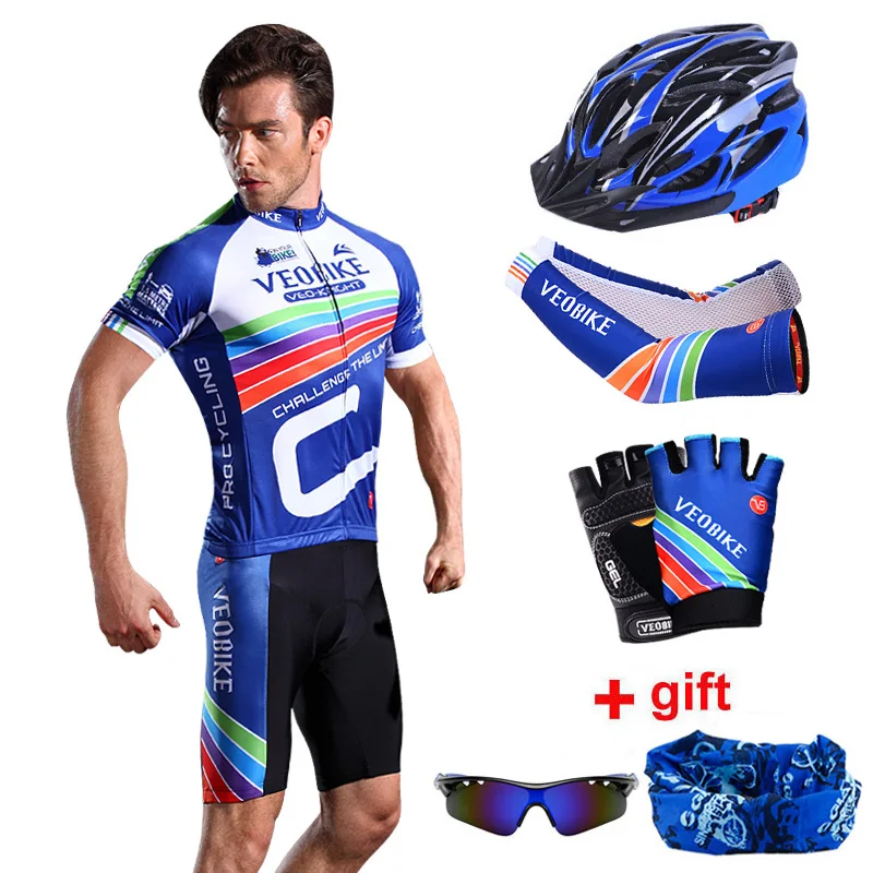 Одежда для велоспорта Pro Team мужской комплект одежды горного велосипеда