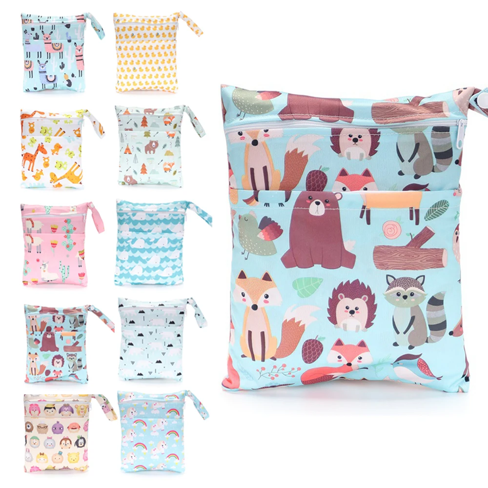 Водонепроницаемая многоразовая дорожная сумка для влажных гигиенических