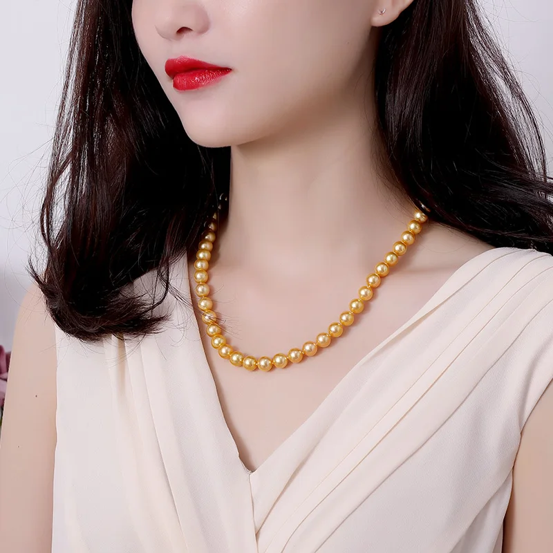 Ожерелье с жемчужной цепочкой 7-7 5 мм | Украшения и аксессуары