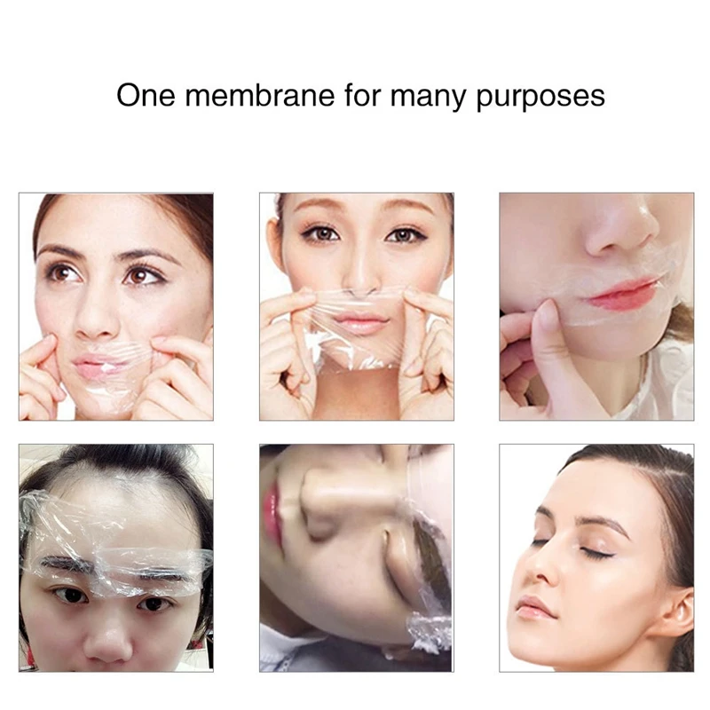 

2Roll 200M Tattoo Plastic Wrap Cover Preservative Film Semi Permanent Makeup Tattoo Eyebrow Liner Tattoo Accessory