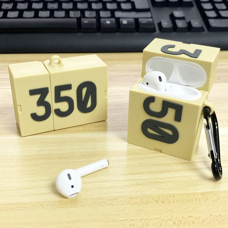 Чехол для Apple Airpods 1 2 чехол 350 BOOST обуви силиконовый защитный наушников |