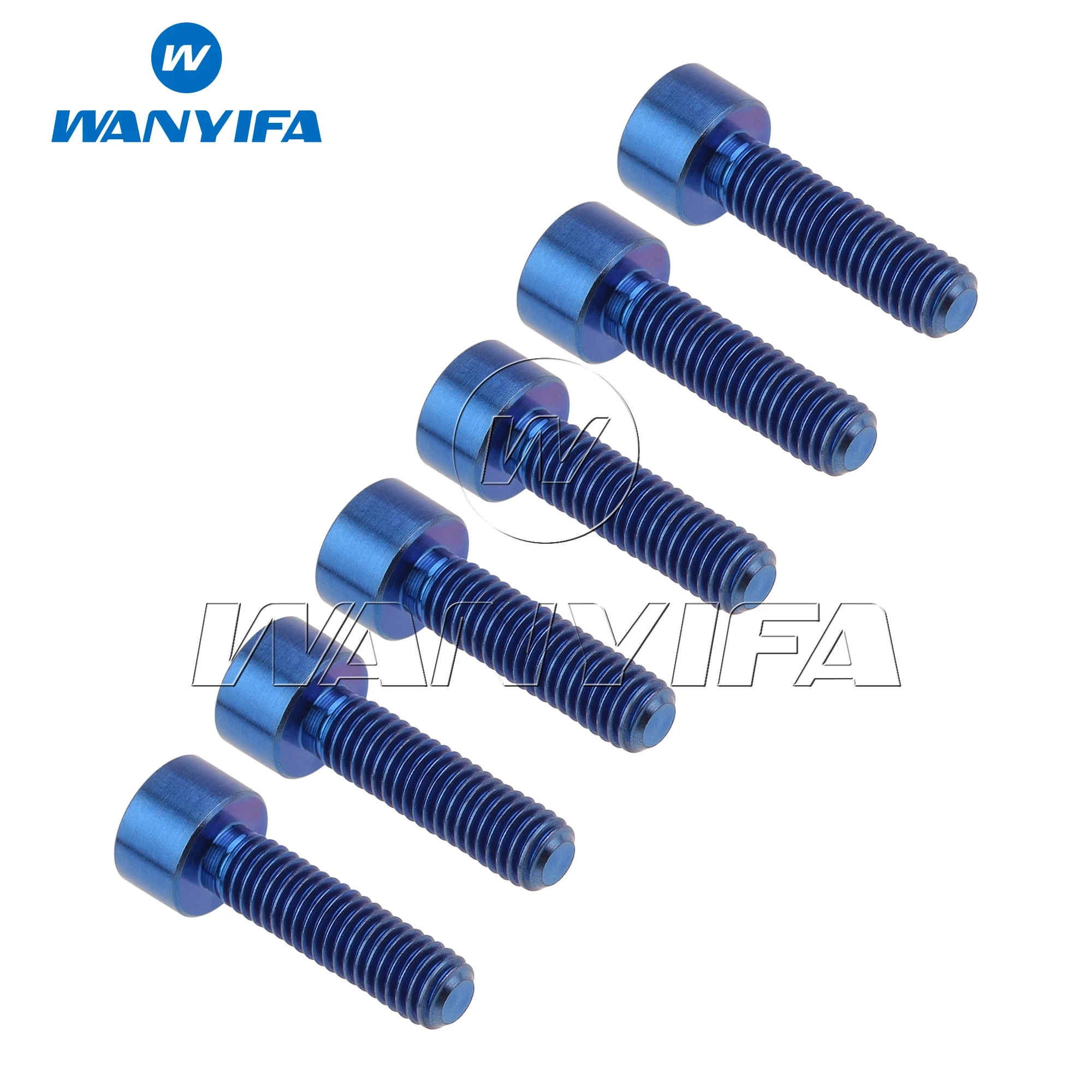 Вanyifa титановый Ti Болт M5X18 мм винты с шестигранной головкой для велосипедного