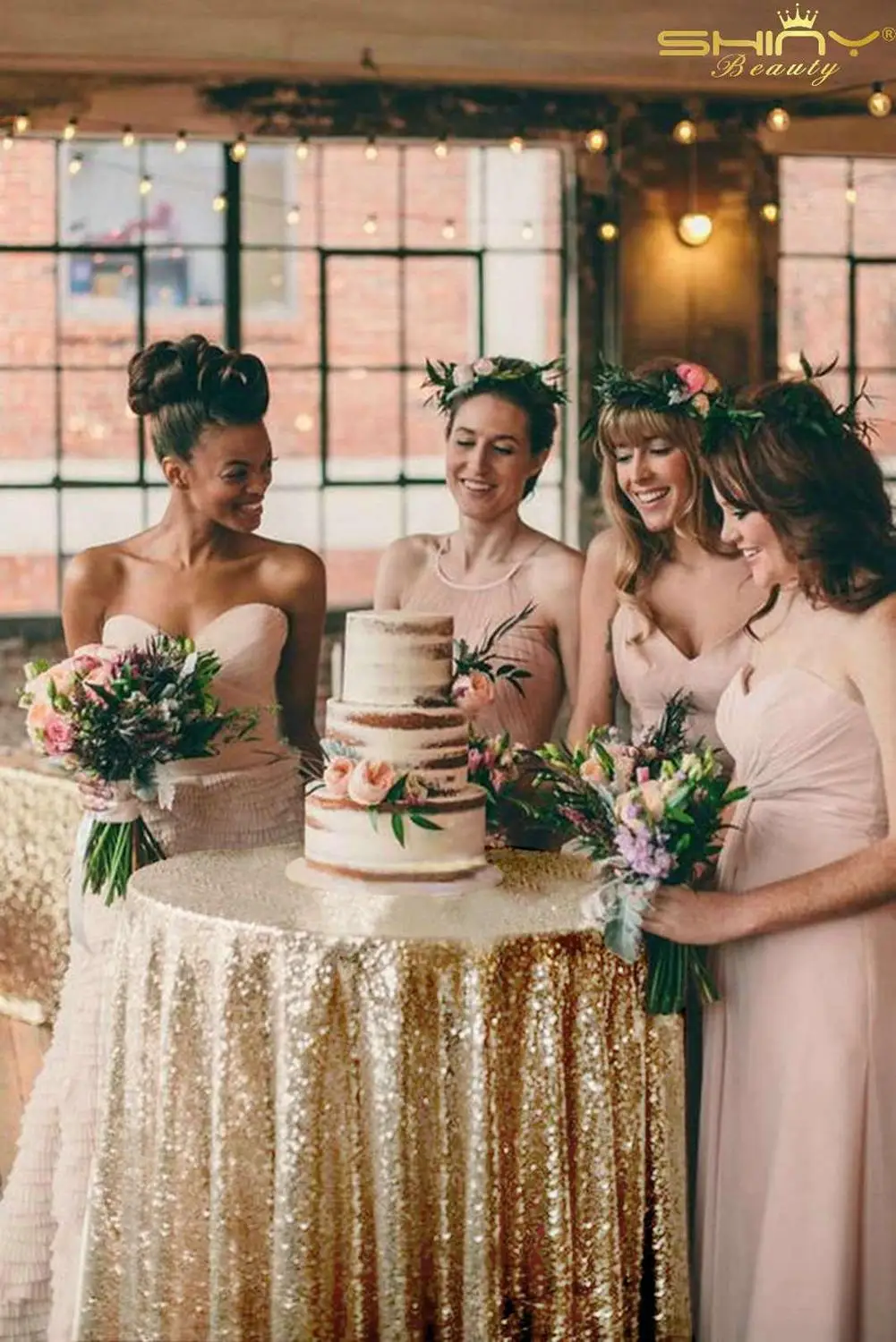 Круглая скатерть 70 дюймов светильник с золотыми блестками круглый покрытие для